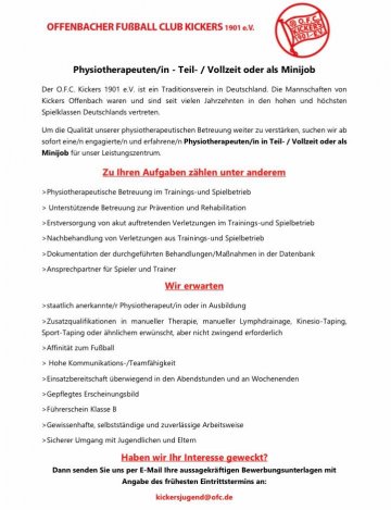 Stellenausschreibung (07.2020)